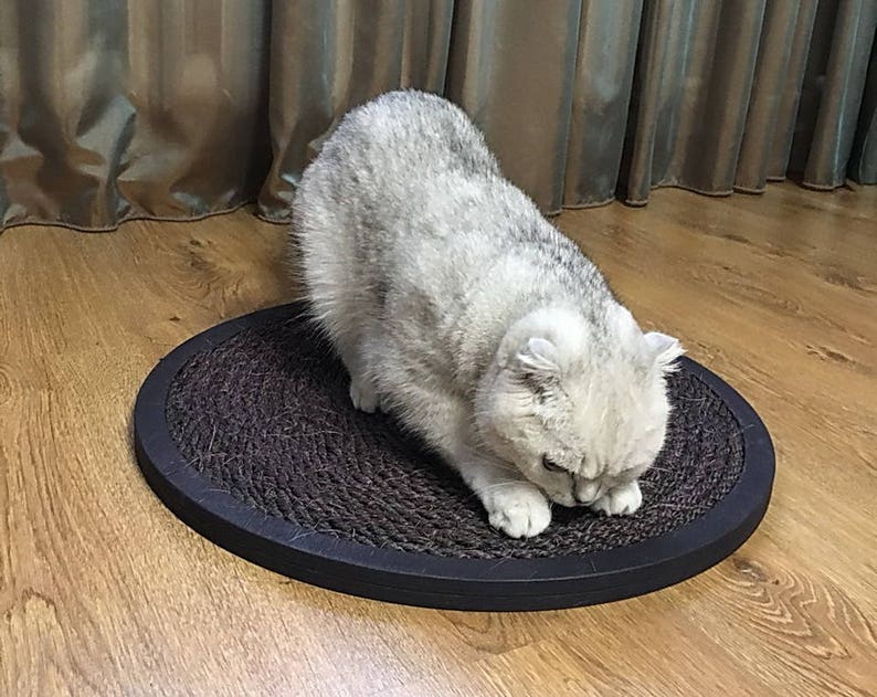 Cat Scratcher Round Scratching Pad. Cat Scratch Cat Etsy