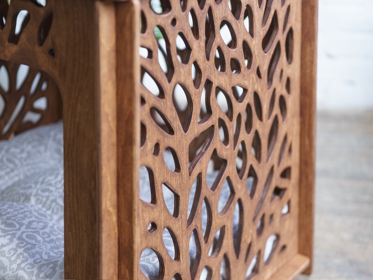 Katzenhaus Für zwei Katzen. Katzenbett Luxus Katzenbett | Etsy