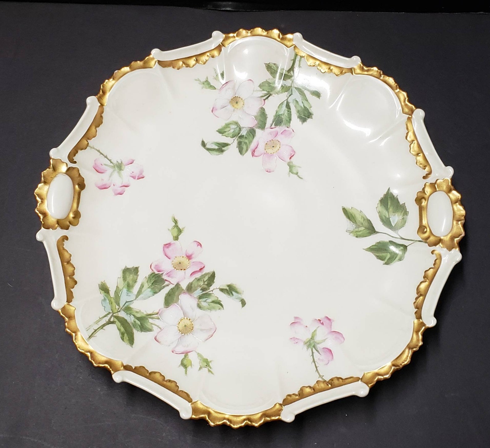 Limoges T&V France hand painted Roses plate Etsy