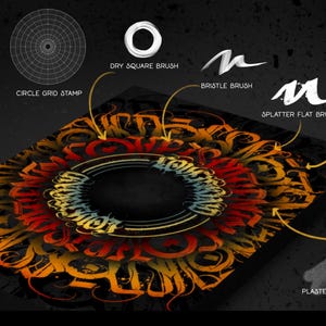 Calligram Creator Procreate Toolkit (persoonlijke licentie)
