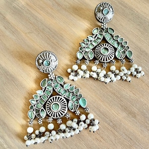 Vintage Chandelier Indian Statement Earrings
