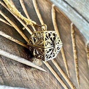 Large Harmony Ball Bola Pendant, Pregnancy Necklace Pendant Locket Chime