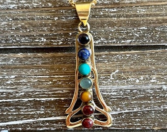 Ciondolo Albero Della Vita Con 7 Chakra – Argento 925, Gioiello Per Guarigione E Energia