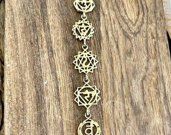 Chakras Pendant, long 7 chakras