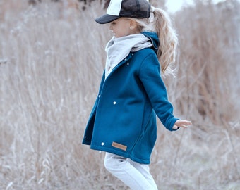 Baby girls navy coat hot sale