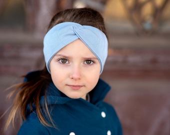 Handmade Baby Headband Set: Soft Cotton Knot Bow Hairbands