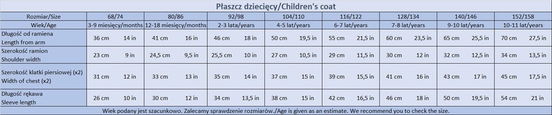 Płaszcz dziecięcy mglista szarość zdjęcie 10