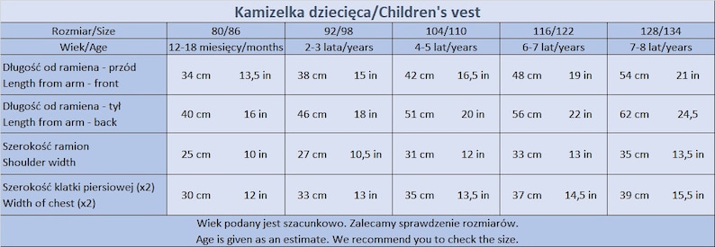 Kamizelka dziecięca-morska zdjęcie 10