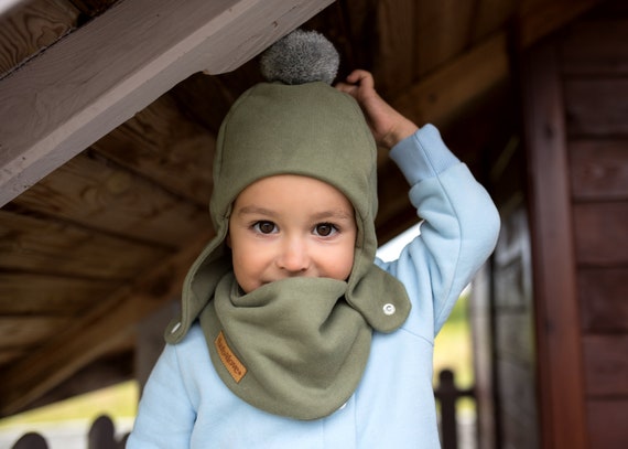 Bonnet cagoule d'extérieur pour enfants, bonnet chaud pour enfants