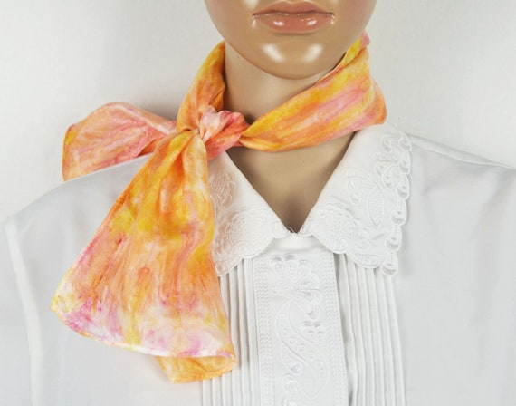 Ladies red silk scarves deals