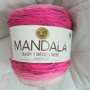 Lion Brand Acrylic Mandela Yarn, Dreamworld, 5.3 Oz, Discontinued