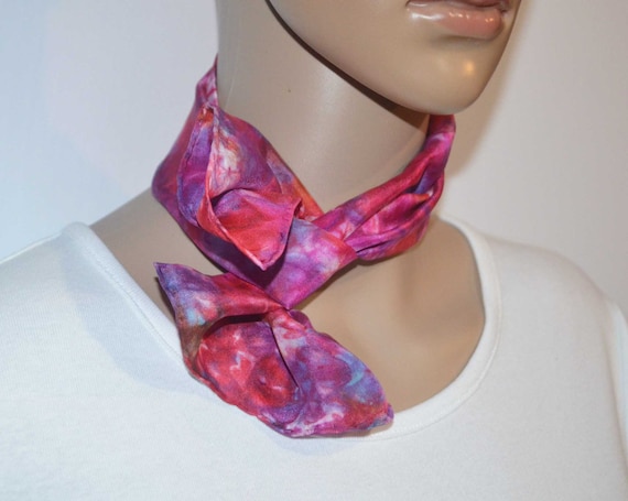 Ladies purple sale silk scarf