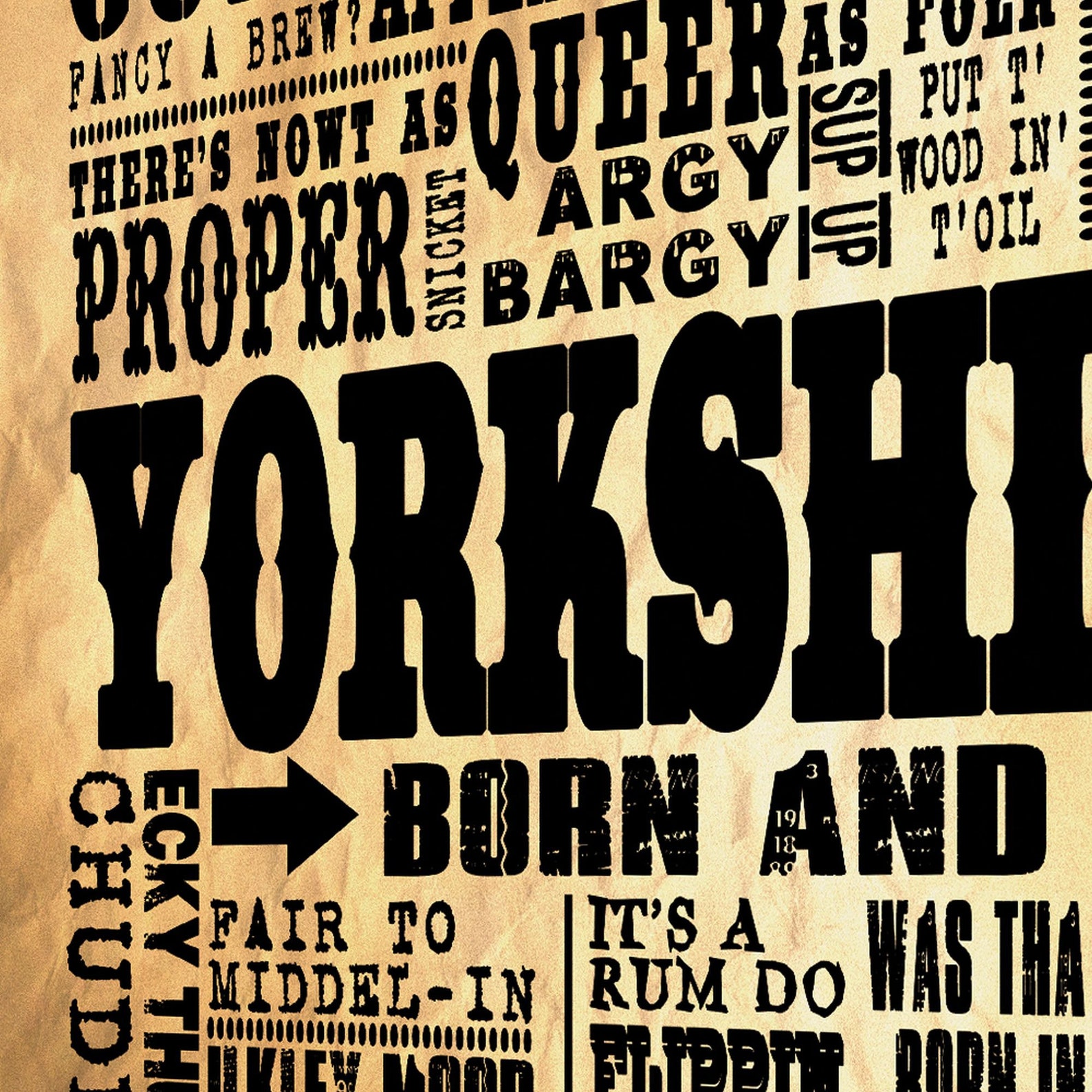 Yorkshire Traditional Sayings Giclee Print/canvas Boyfriend Etsy UK