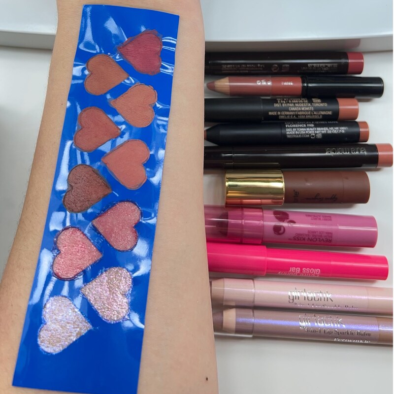 Makeup Swatch Stencil - Etsy