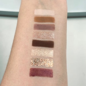 10 Section Makeup Swatch Stencil Rectangle image 5