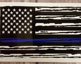 Police Window Decal | Etsy