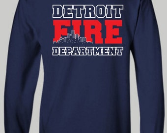 detroit fire department t shirts