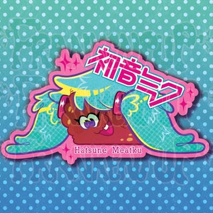 Hatsune Meatku Vinyl Sticker