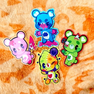 Scare Bears, Care Bears Vinyl Stickers