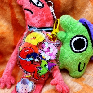 Smiling Friends Critter Keychain/  Sticker / Print