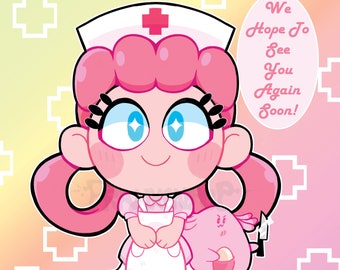 Nurse Joy Vinyl Sticker