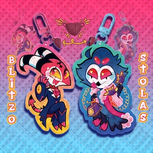 【公式】へルヴァボス キーホルダー　ベルゼブブ ストラスブリッツ ヘルヴァボス ストラス ブリッツ アクリルキーホルダー - メルカリ