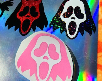 Ghost Face Vinyl Decals