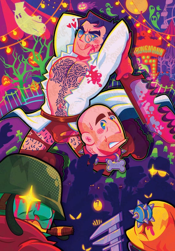 Lollipop Chainsaw Übermensch - Medic Print