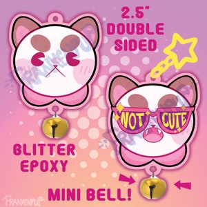 Bee and Puppycat 3D bell keychain
