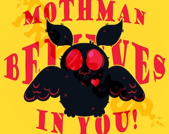 Mothman Inspiration Print