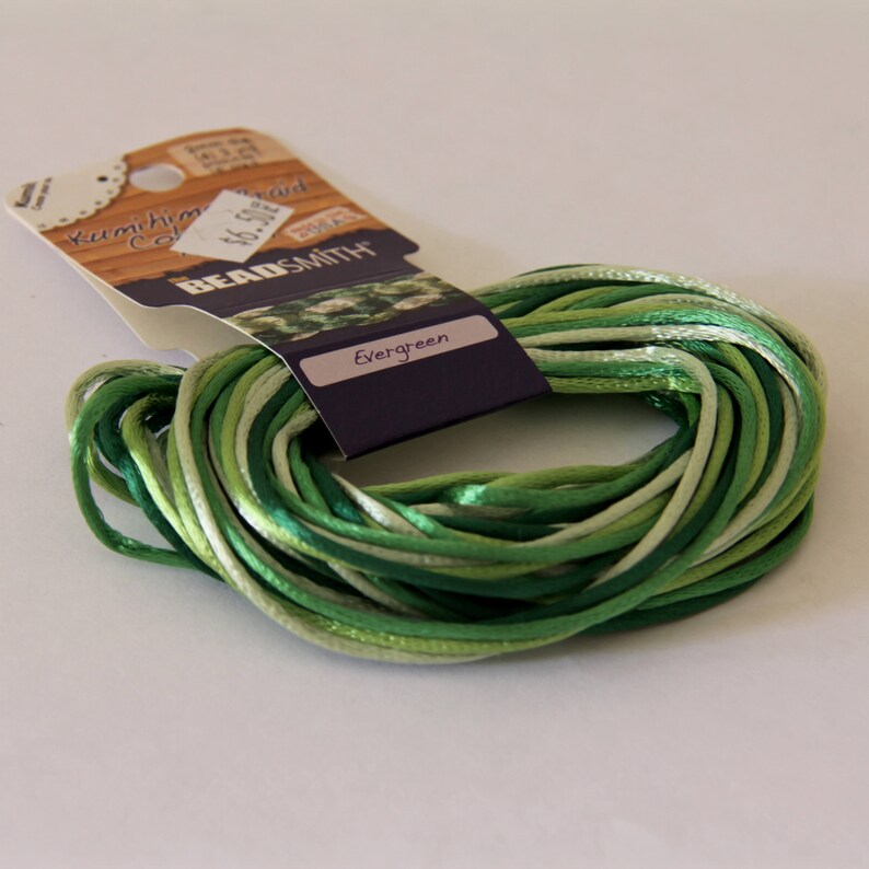 Evergreen Satin Rattail Cord STR 088