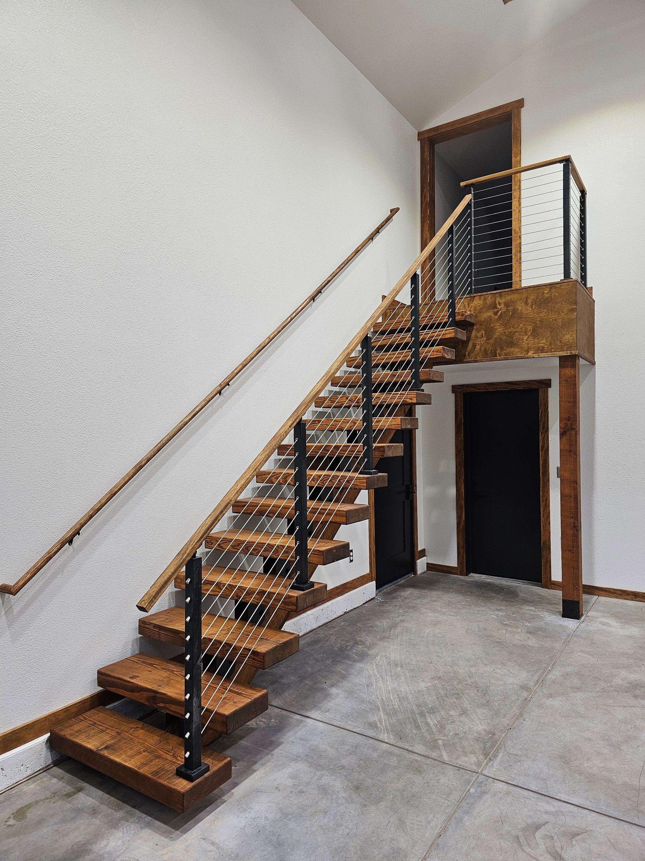 Mono Stringer Lower Step Riser Brackets: Staircase Construction - Etsy