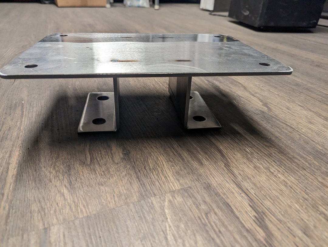 Mono Stringer Stair Riser Bracket: Steel Floating Step (pair) - Etsy