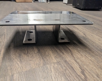 Mono Stringer Stair Riser Bracket: Steel Floating Step (Pair)