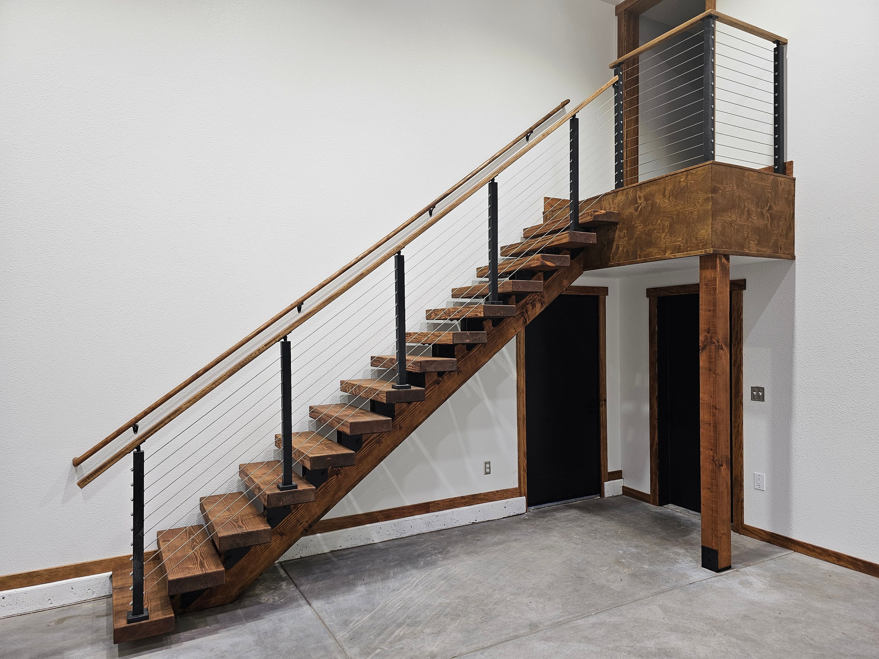 Mono Stringer Lower Step Riser Brackets: Staircase Construction - Etsy
