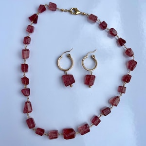 Juicy Cherry Quartz set