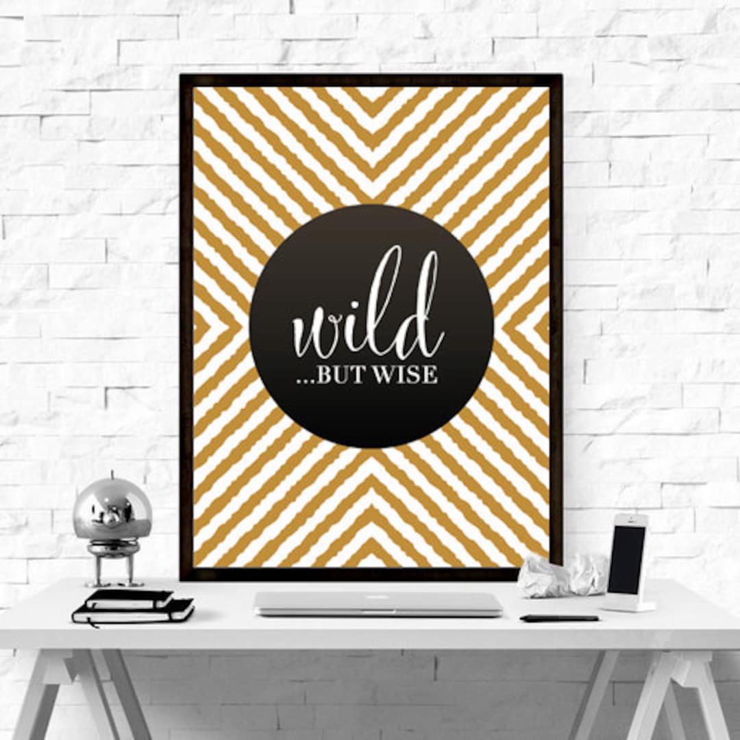 Wall Art Decor, Black and White, Printable Art, Quote Print ...