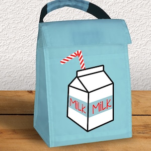 Milk Carton with Bendy Straw SVG File Cutting Template
