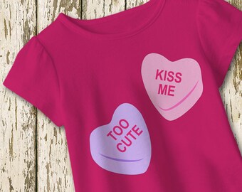 Conversation Hearts SVG File Cutting Template