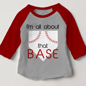 I'm All About That Base Baseball / Softball SVG File Cutting Template