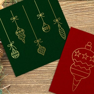 Weihnachten Ornamente SVG SKETCH Single Line Zeichnung Datei Vorlage