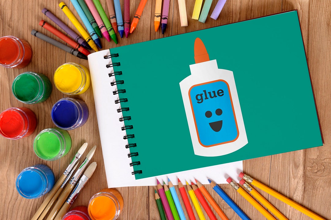 Glue Bottle SVG File Cutting Template - Etsy