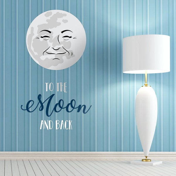 Man in the Moon Face Stencil - Etsy