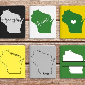 State of Wisconsin SVG File Cutting Template Set