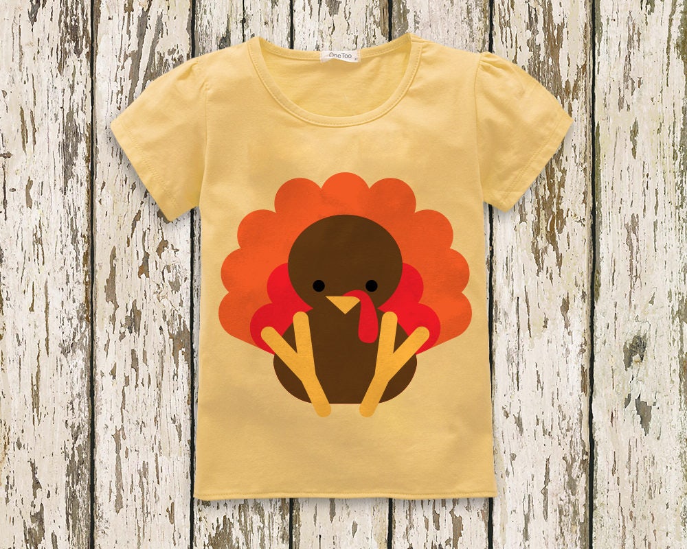 Download Cute Turkey SVG File Template | Etsy