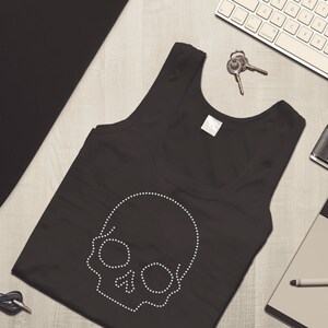 Rhinestone Skull SVG File Template