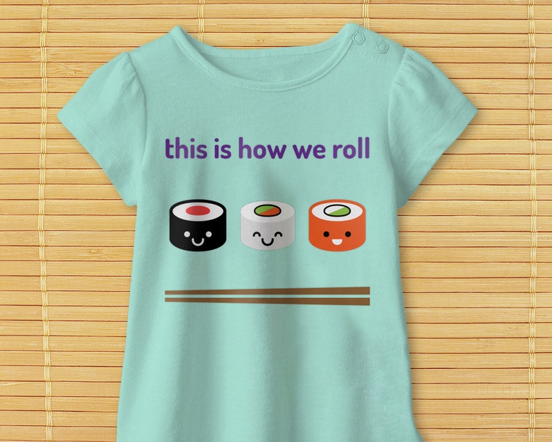 sushi roll t shirt