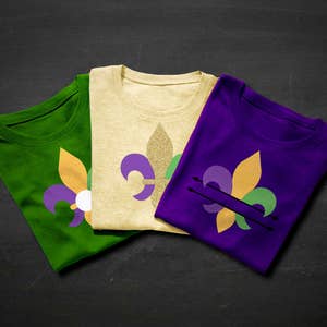 Fleur de Lis SVG File Template Set