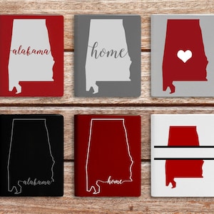 État de l’Alabama SVG Fichier Cutting Template Set