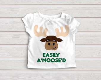 Cartoon Moose Head SVG File Cutting Template